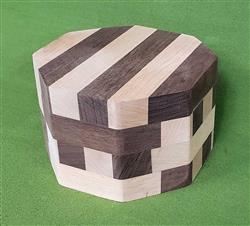 Bowl #471 - Walnut & Cherry Checkerboard Bowl Blank ~ 5"  x 3 1/4" ~ $34.99